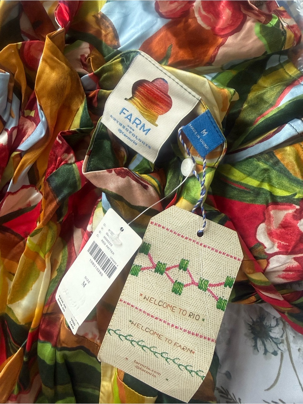 FARM RIO X ANTHROPOLOGIE SWEETHEART MAXI DRESS Tropical print - Picture 3 of 4